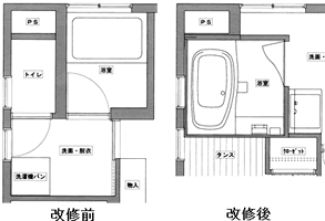 洗面・脱衣室・トイレ　完成